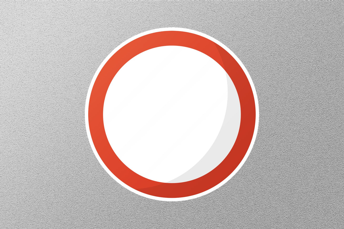 Circle Sign Traffic Street Sign Sticker