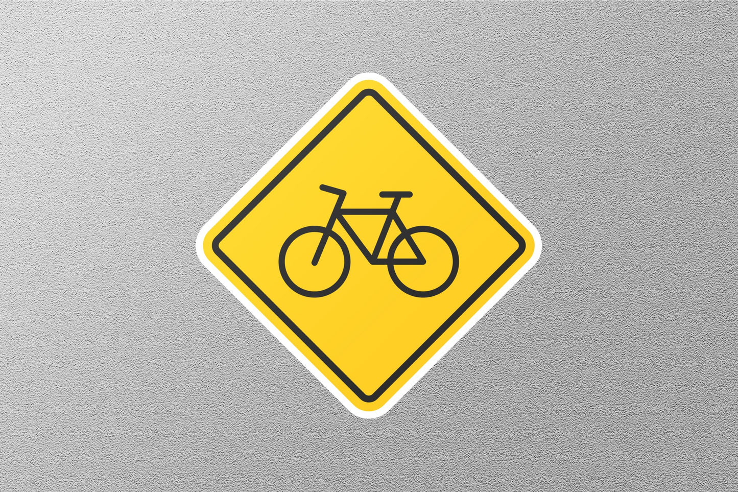 Mutcd Bicycle Crossing Street Sign Sticker