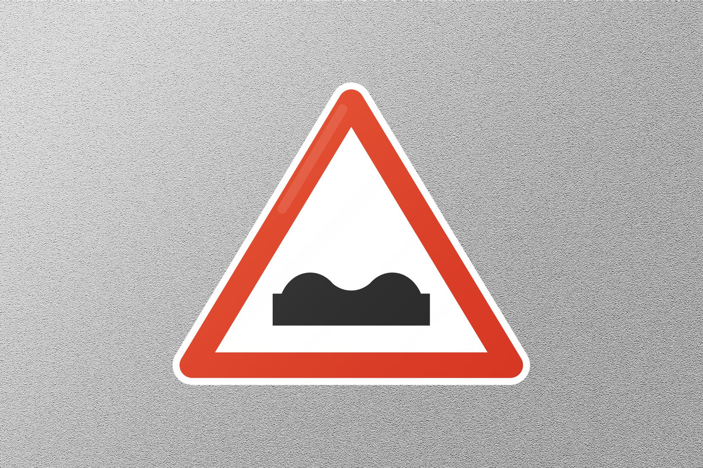 Speed Breaker Ahead Street Sign Sticker