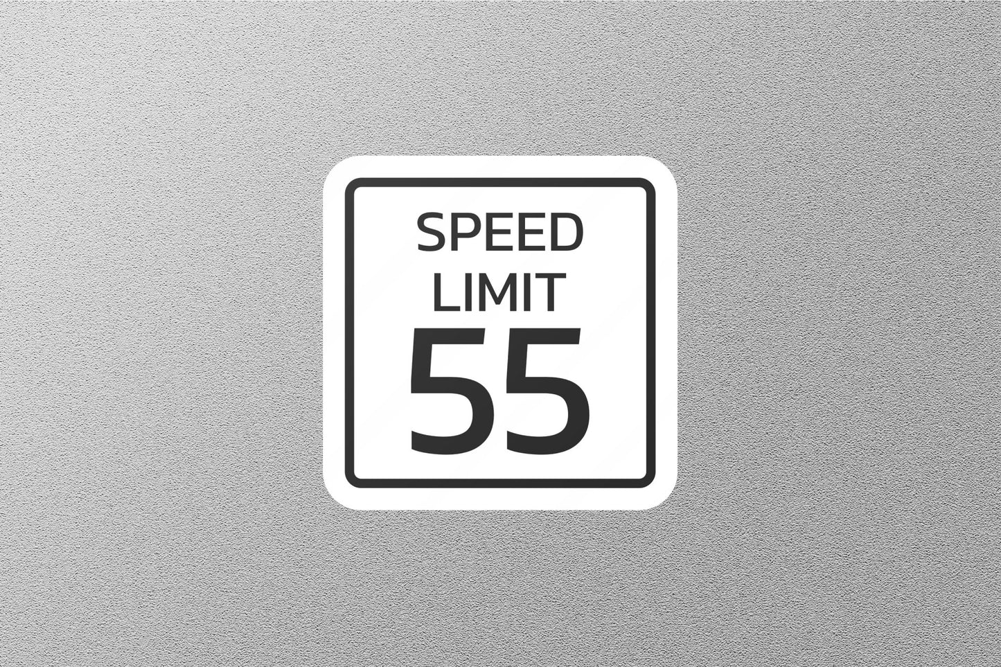 Speed Limit 55 Street Sign Sticker