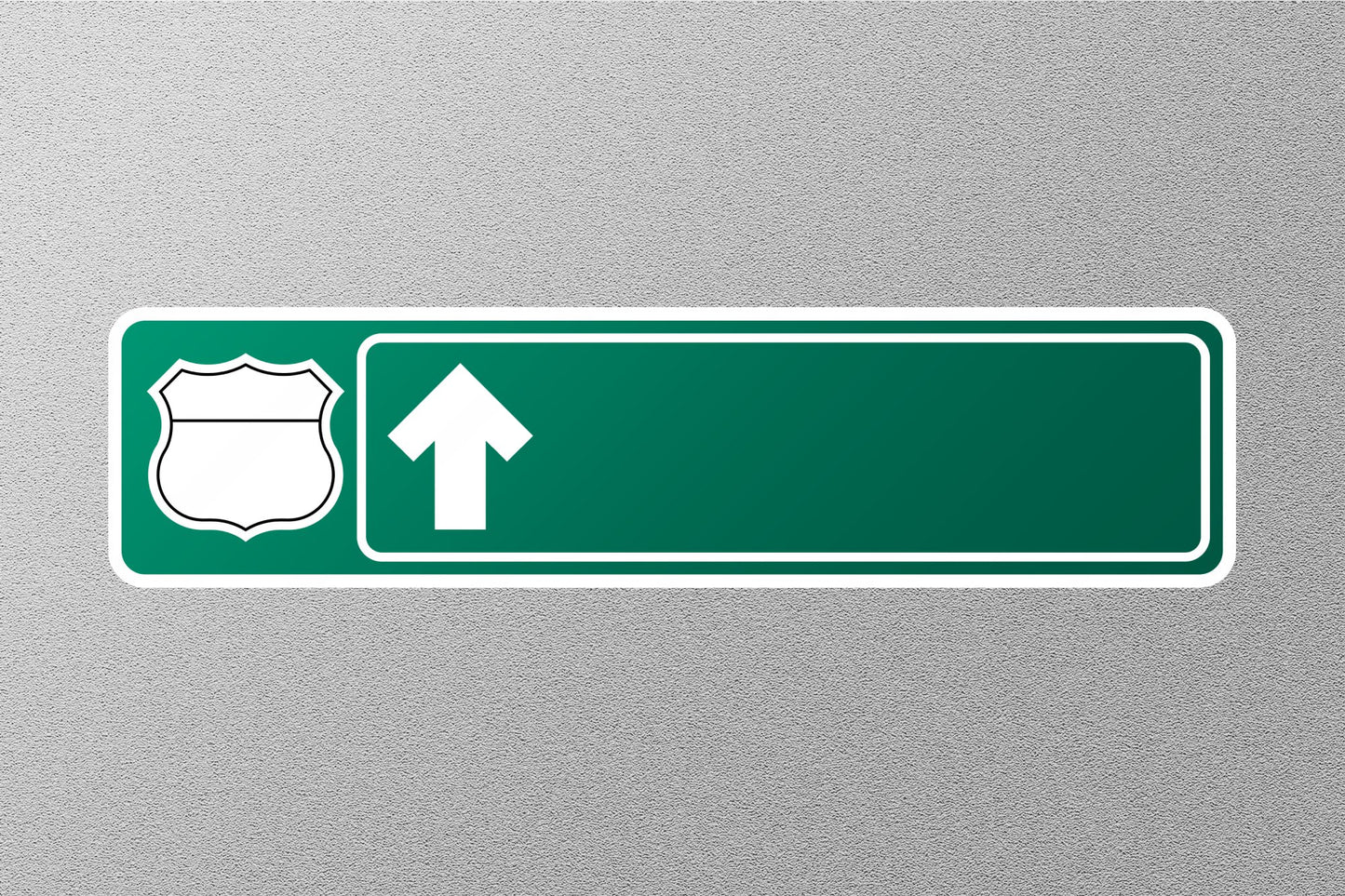 Police Ahead Arrow Street Sign Sticker