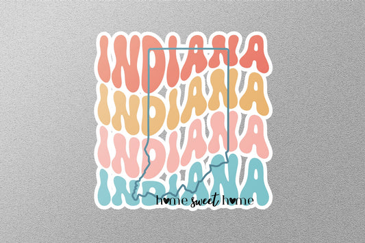 Retro Indiana Sticker