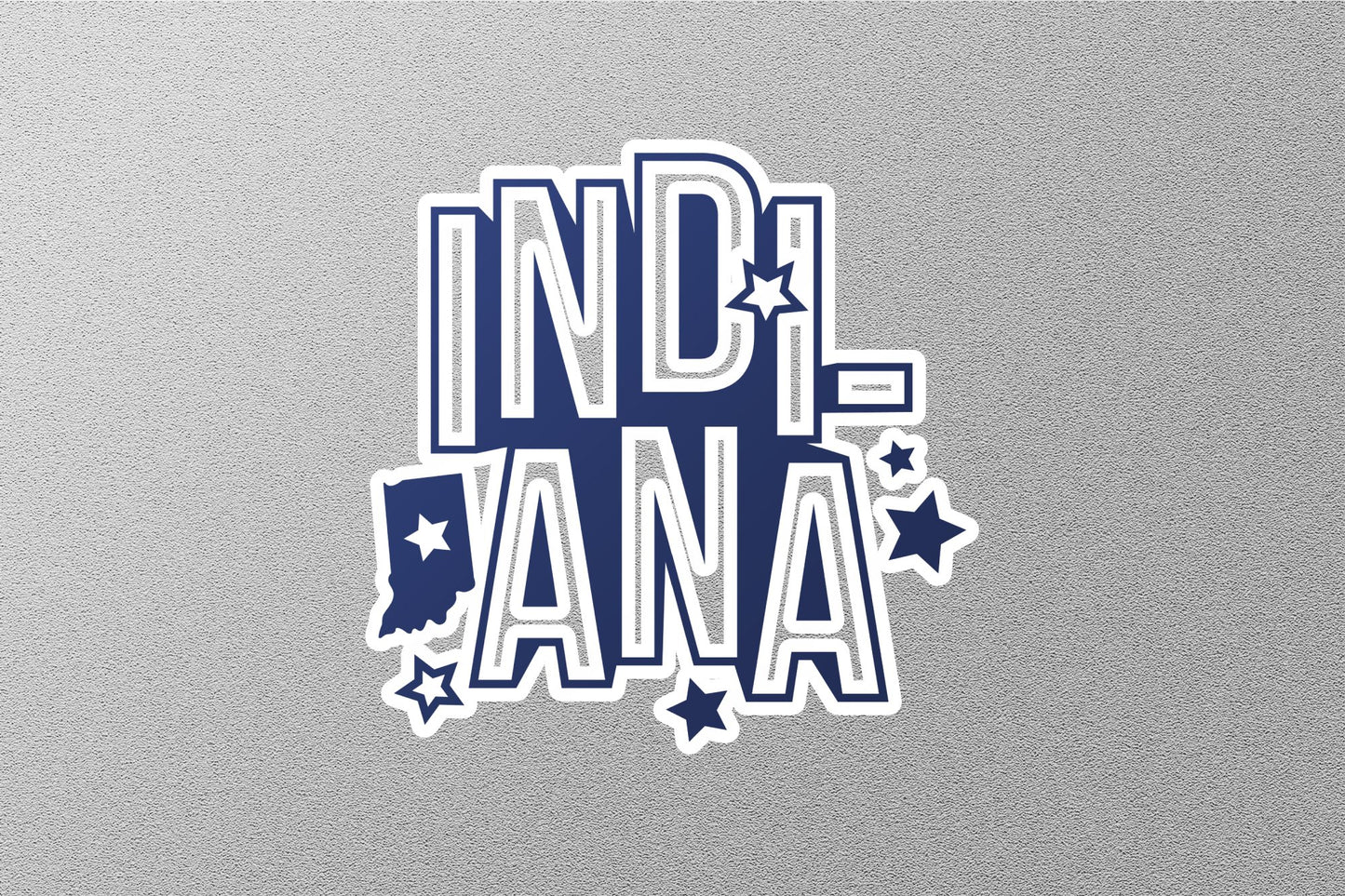 Indiana 2 State Sticker