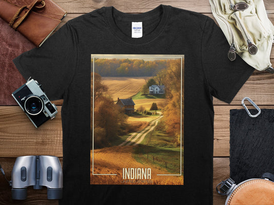 Dreamy Indiana farm Travel T-Shirt, Indiana farm Shirt