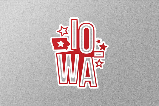 Iowa 1 State Sticker