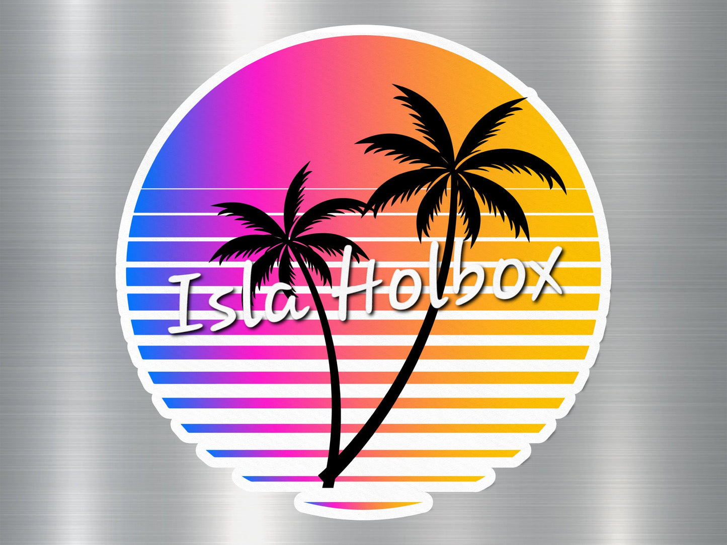 Isla Holbox Beach Sticker