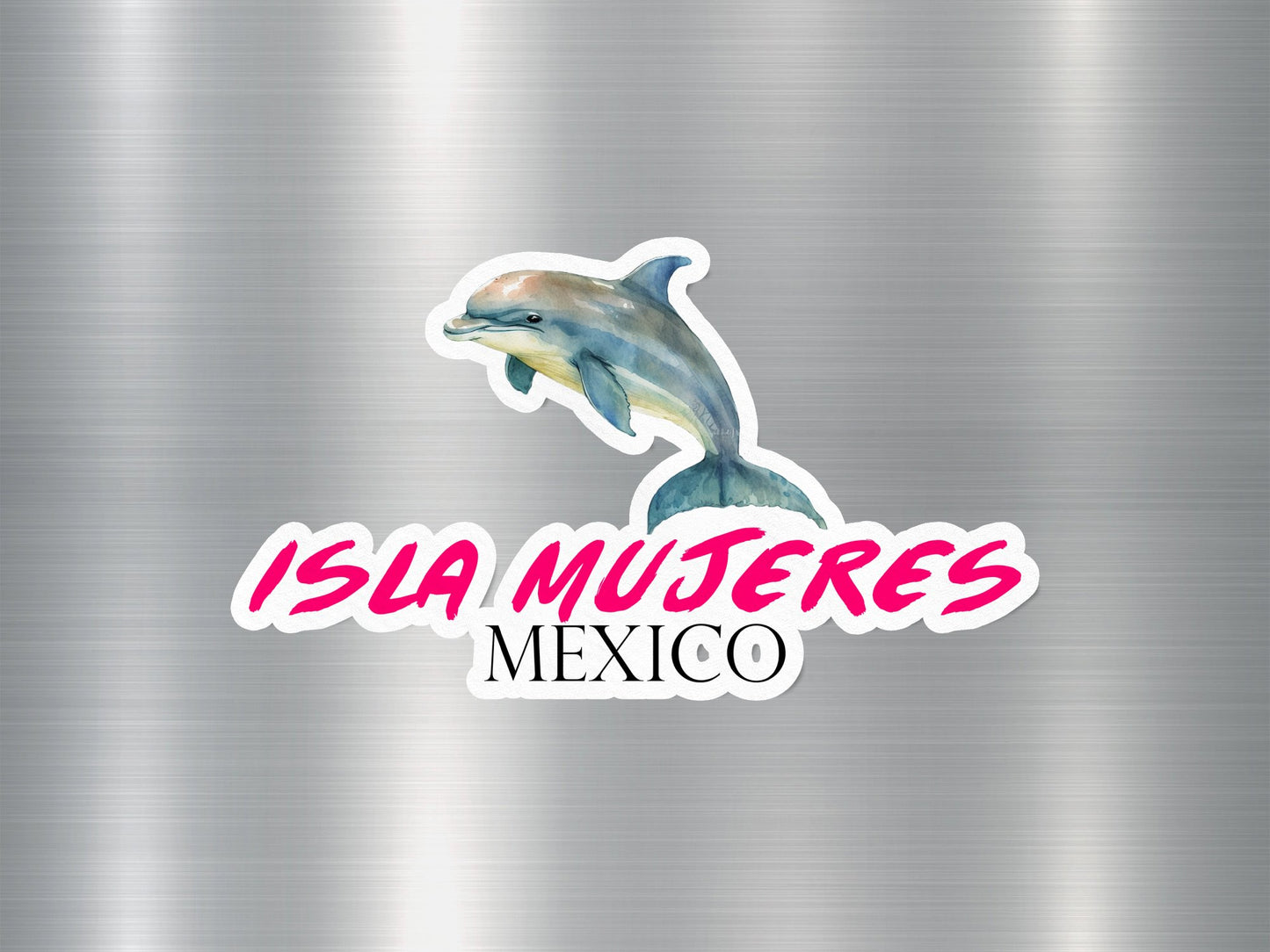 Isla Mujeres Mexico Dolphin Sticker