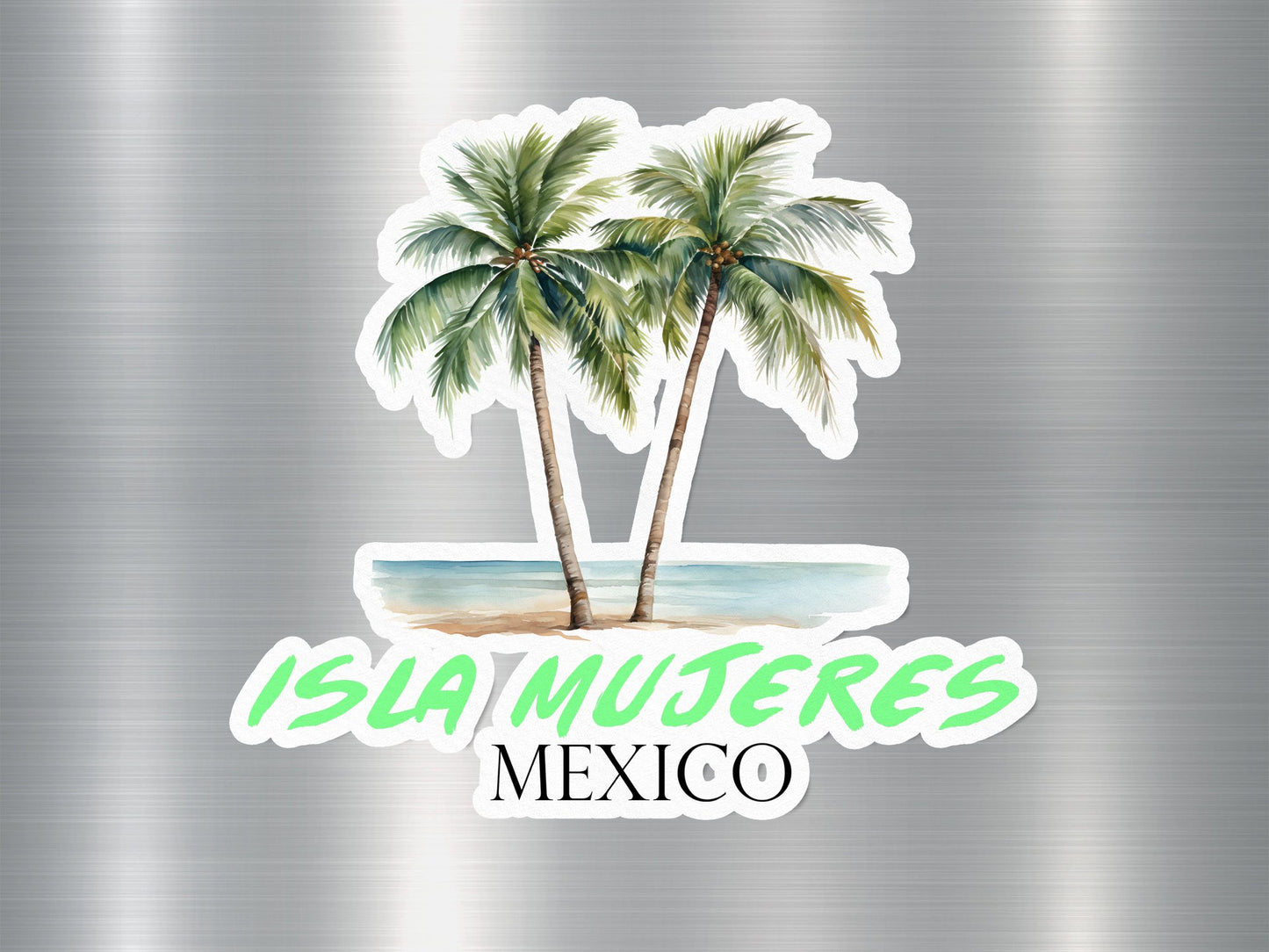 Wholesale Isla Mujeres Mexico Palm Tree Sticker