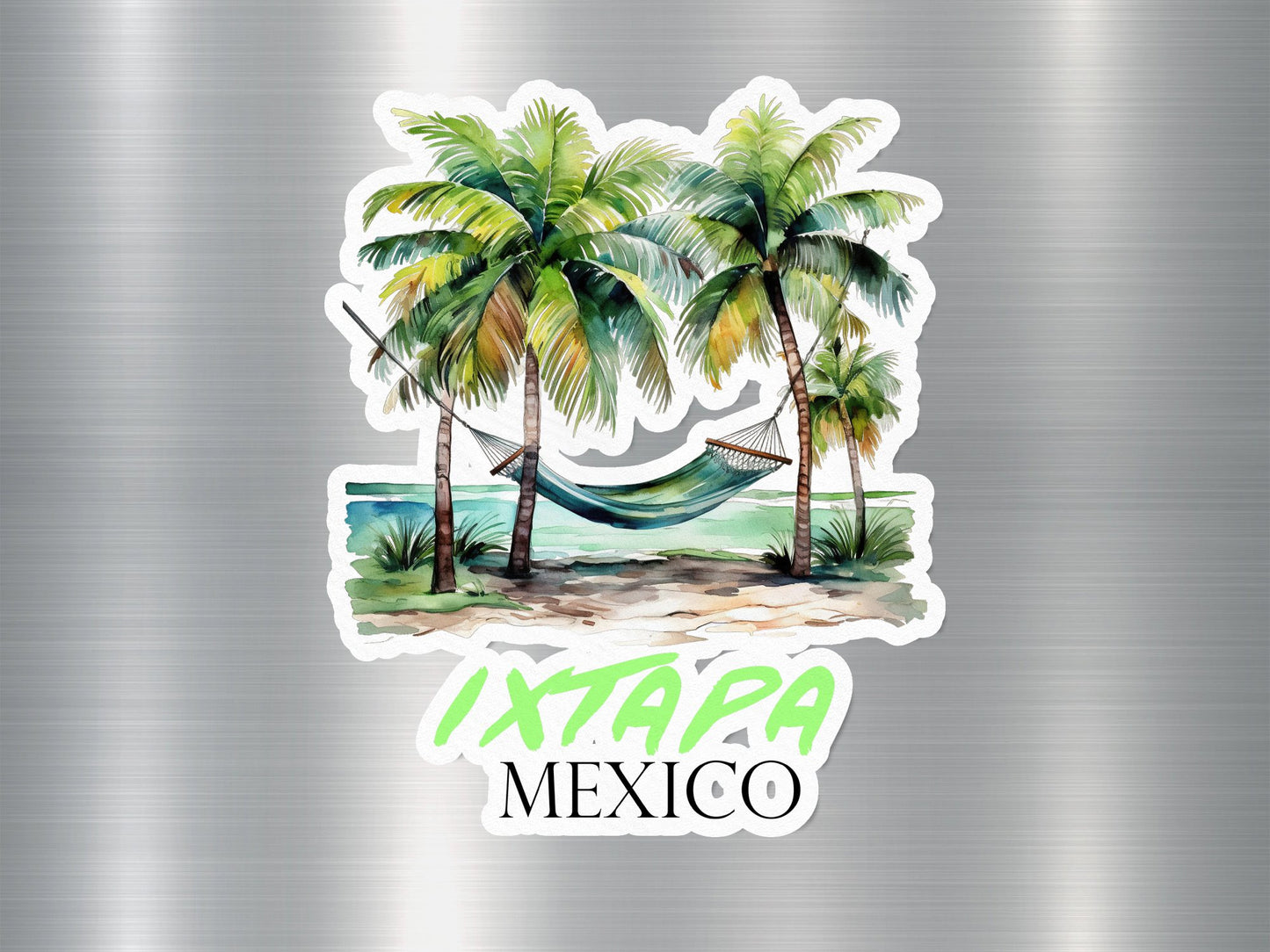 Ixtapa Mexico Hammock Sticker