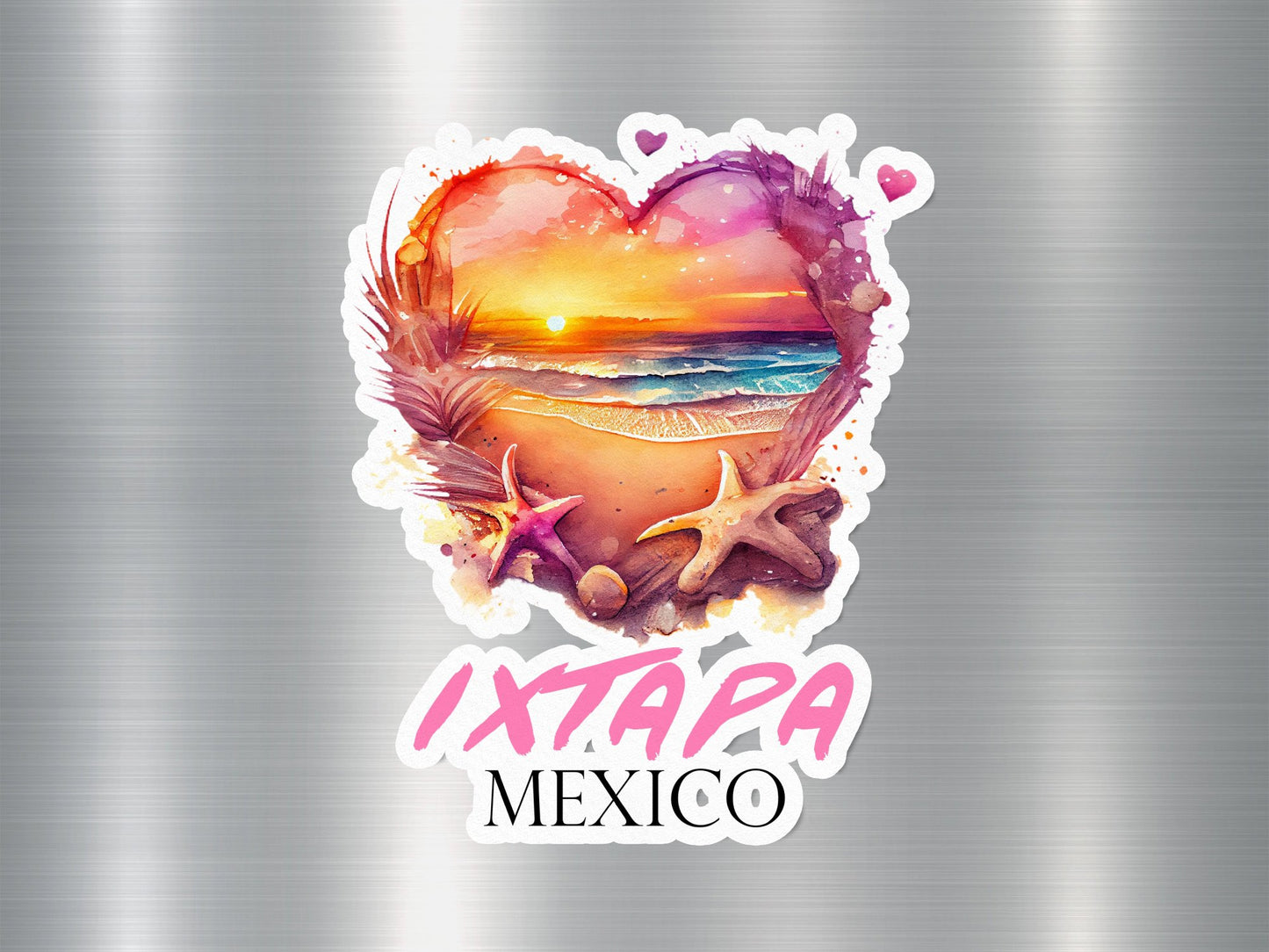 Wholesale Ixtapa Mexico Heart Sticker