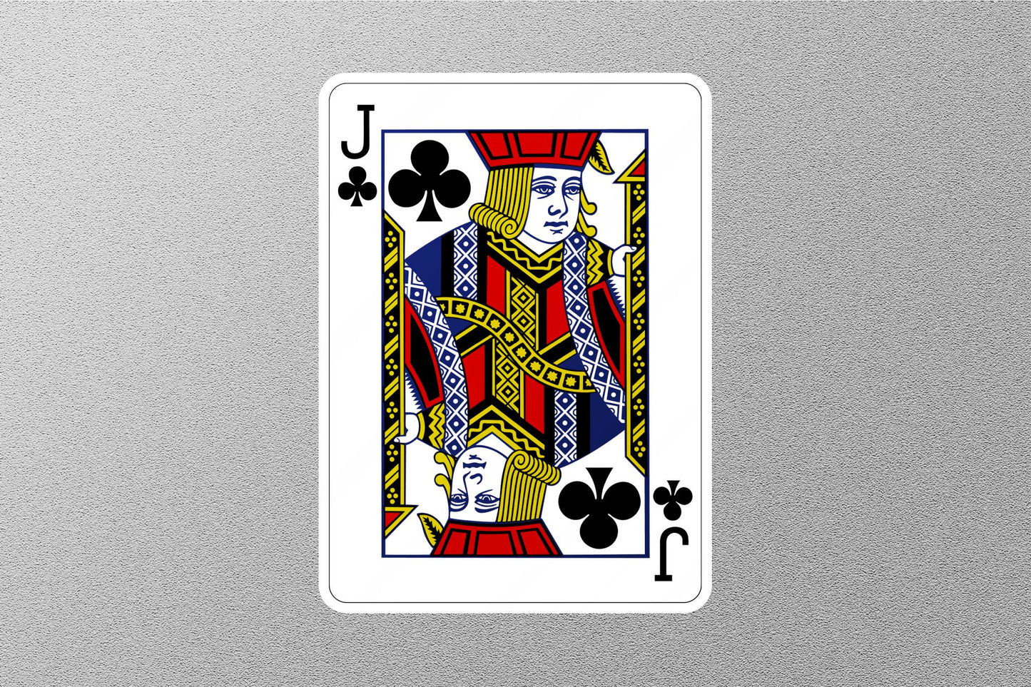 Wholesale Joker of Clubs Cards Sticker