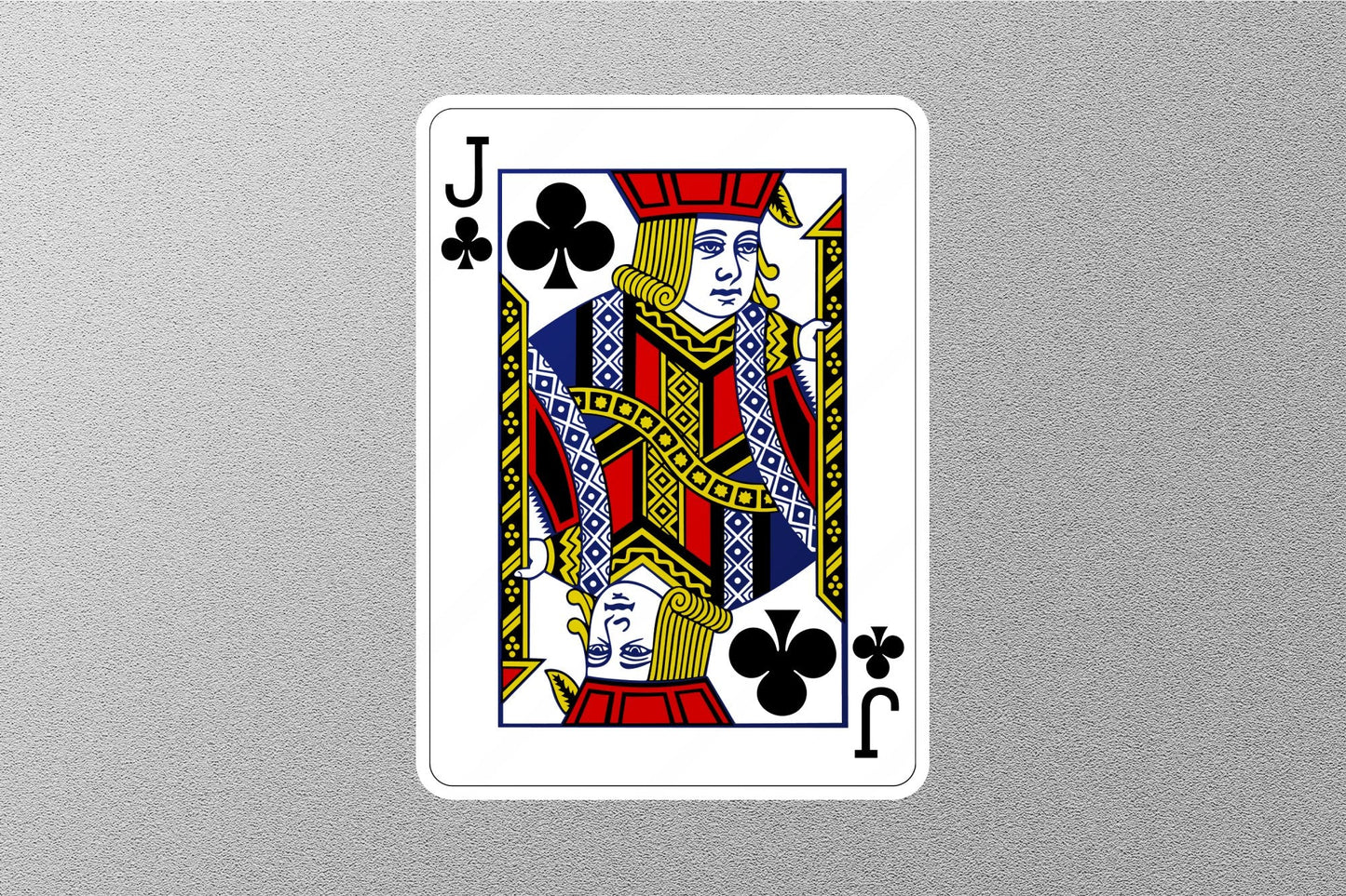 Wholesale Joker of Diamonds Cards Sticker