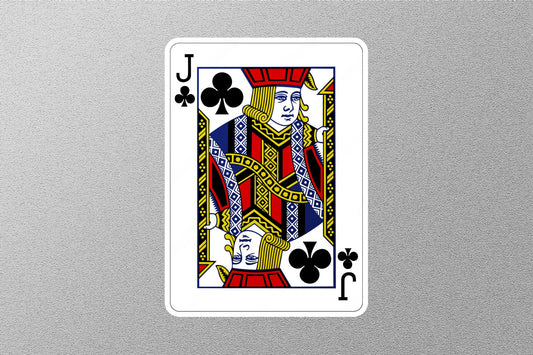 Wholesale Joker of Diamonds Cards Sticker