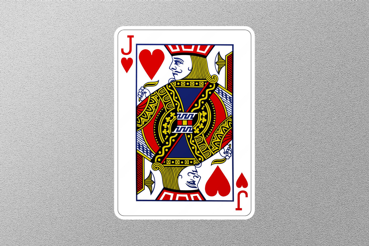Wholesale Joker of Hearts Card Sticker