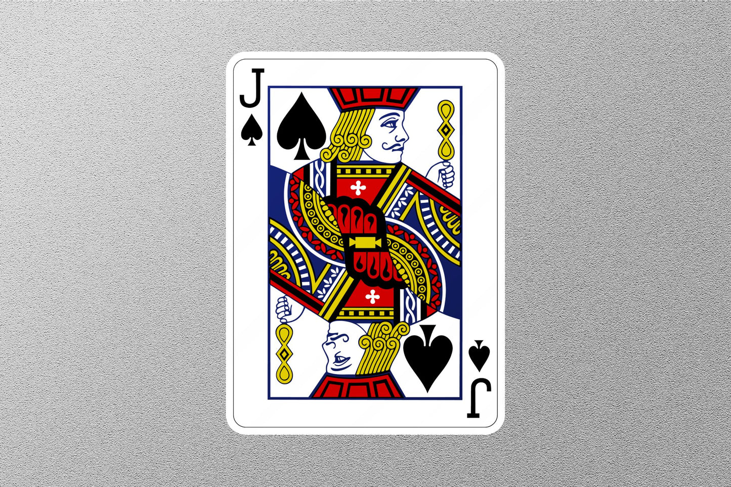 Wholesale Joker of Spades Cards Sticker