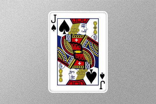 Wholesale Joker of Spades Cards Sticker