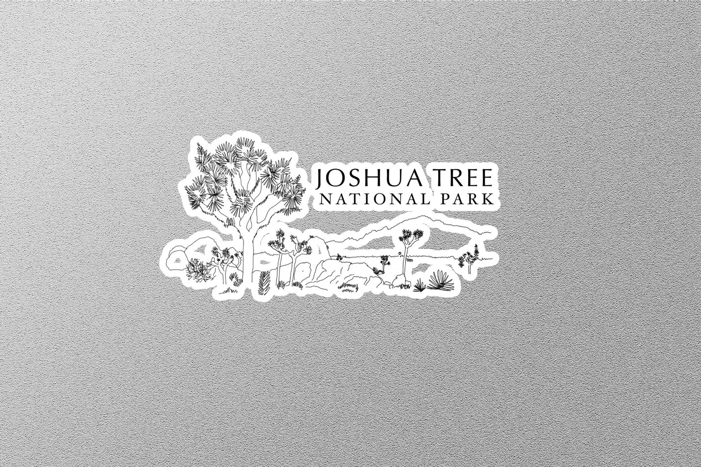 Joshua Tree Sketch National Park Sticker