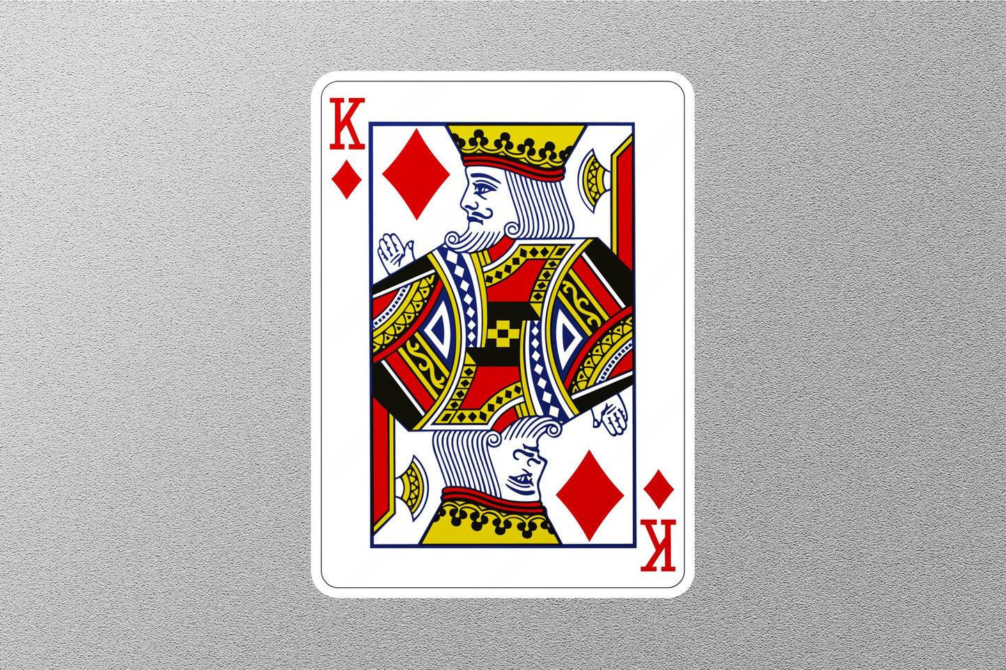 Wholesale King of Diamonds Cards Sticker