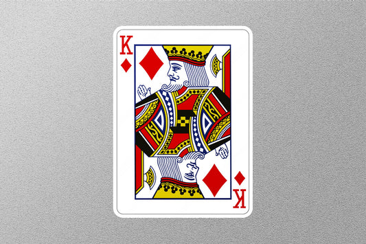 Wholesale King of Diamonds Cards Sticker