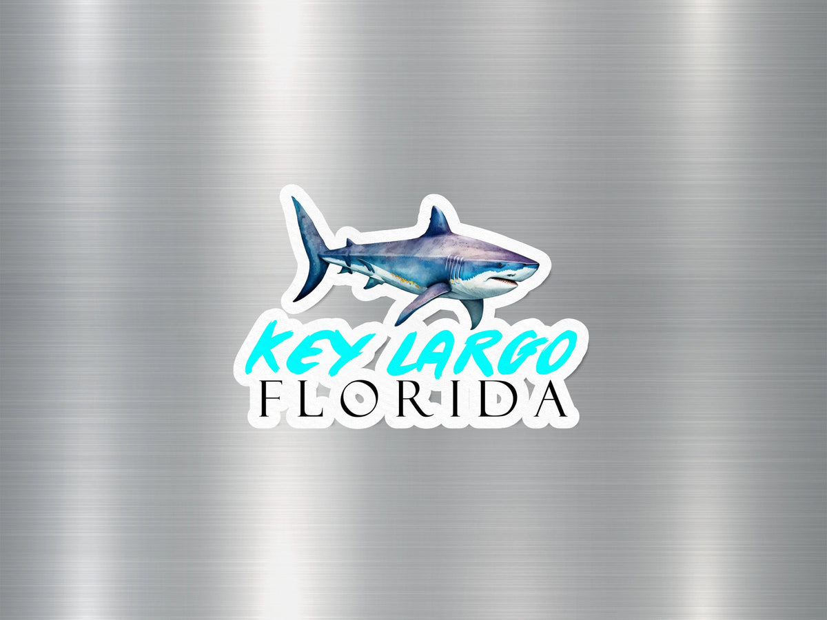 Key Largo Sticker Wholesale Key Largo Florida Shark Sticker – GraffMerch.com