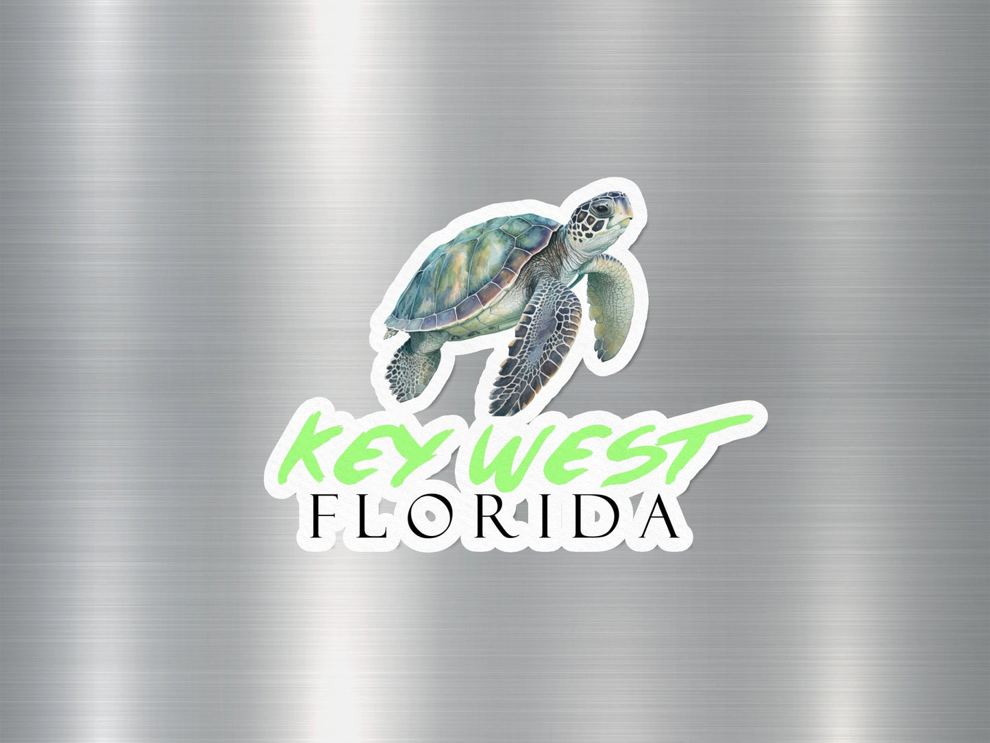 Key West Florida Turtle Sticker