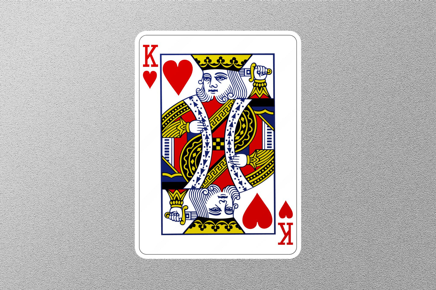 Wholesale King of Hearts Cards Sticker