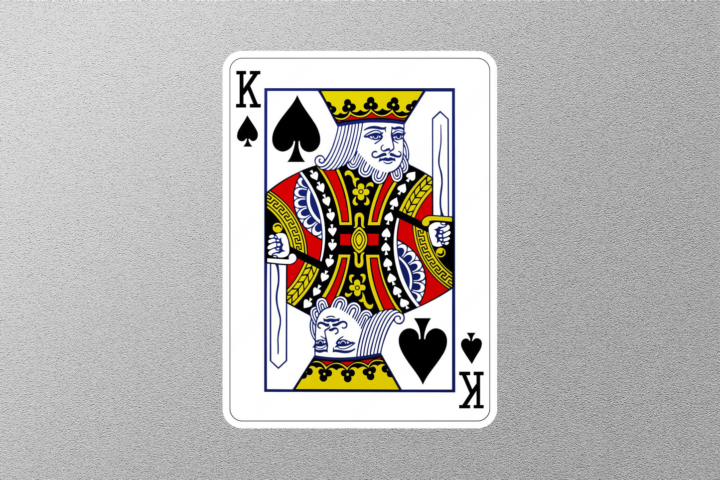 Wholesale King of Spades Cards Sticker