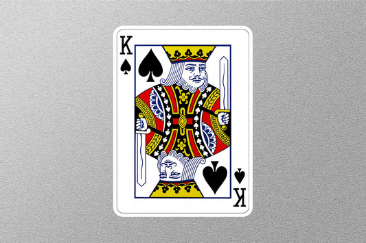 Wholesale King of Spades Cards Sticker