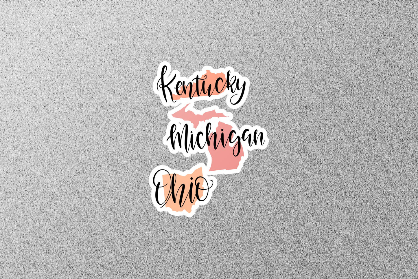 Kentucky Michigan Ohio State Sticker