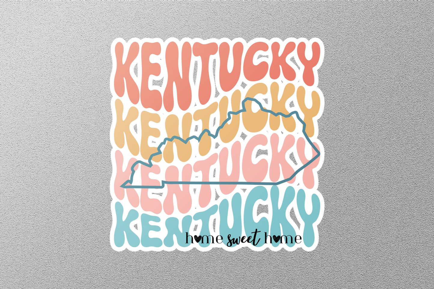 Retro Kentucky Sticker