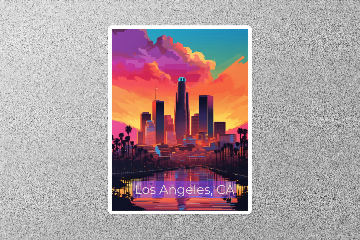 Wholesale Vintage Los Angeles Travel Stickers