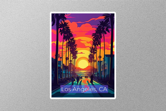 Wholesale Vintage Los Angeles Travel Stickers