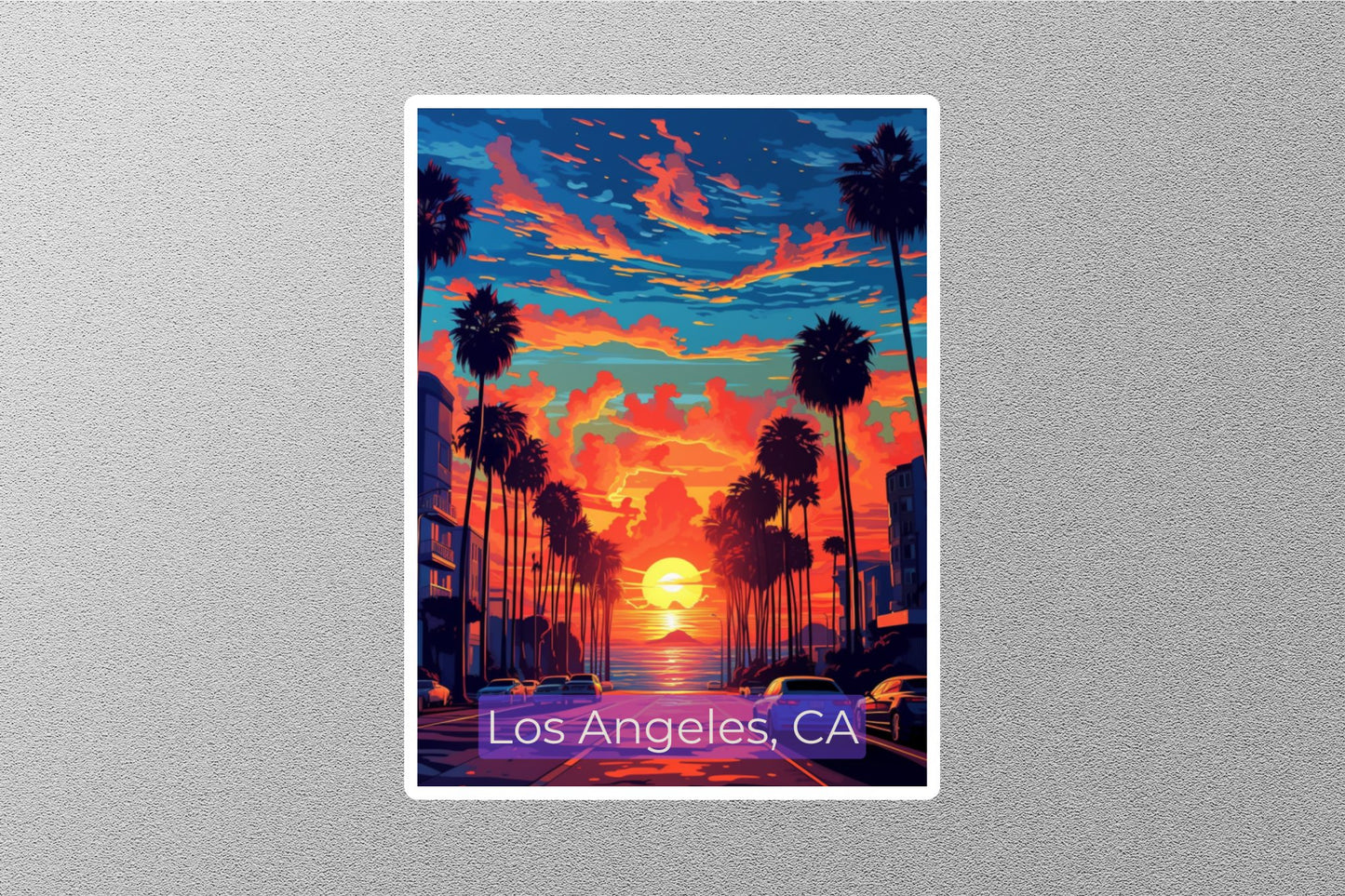 Wholesale Vintage Los Angeles Travel Stickers