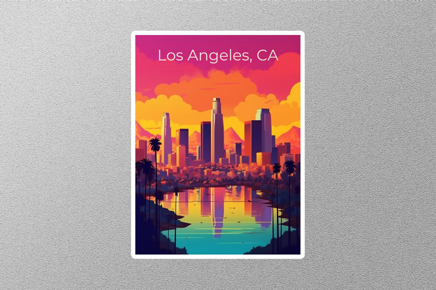 Wholesale Vintage Los Angeles Travel Stickers