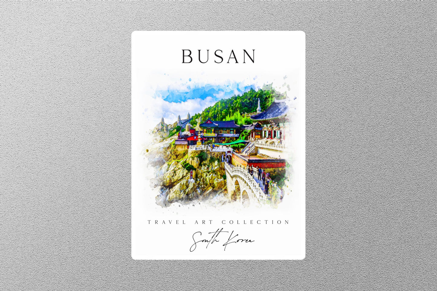 Wholesale Busan Travel Sticker
