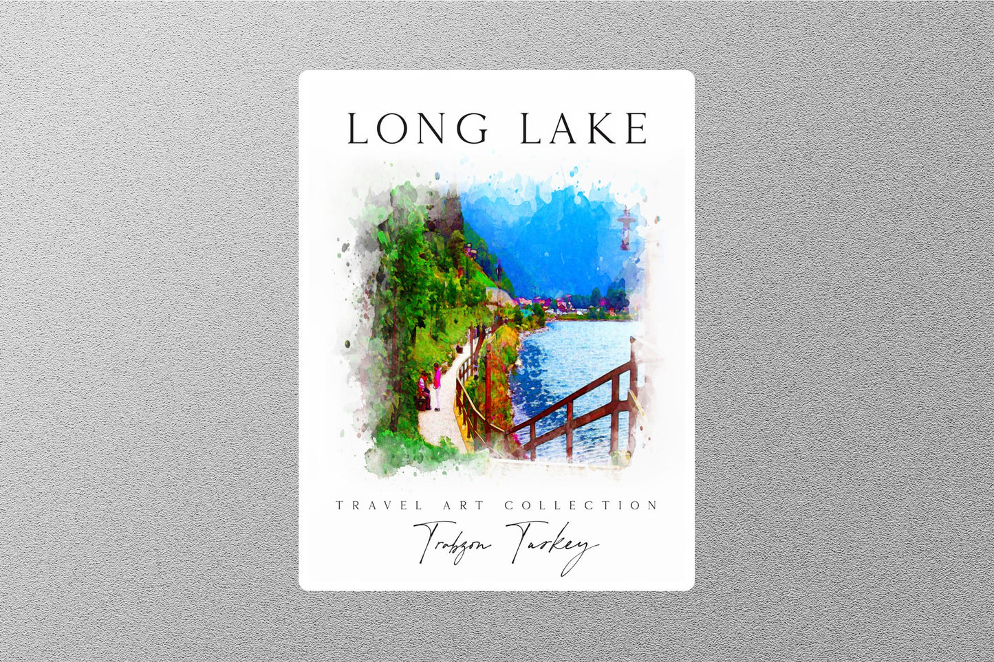 Wholesale Long Lake Travel Sticker