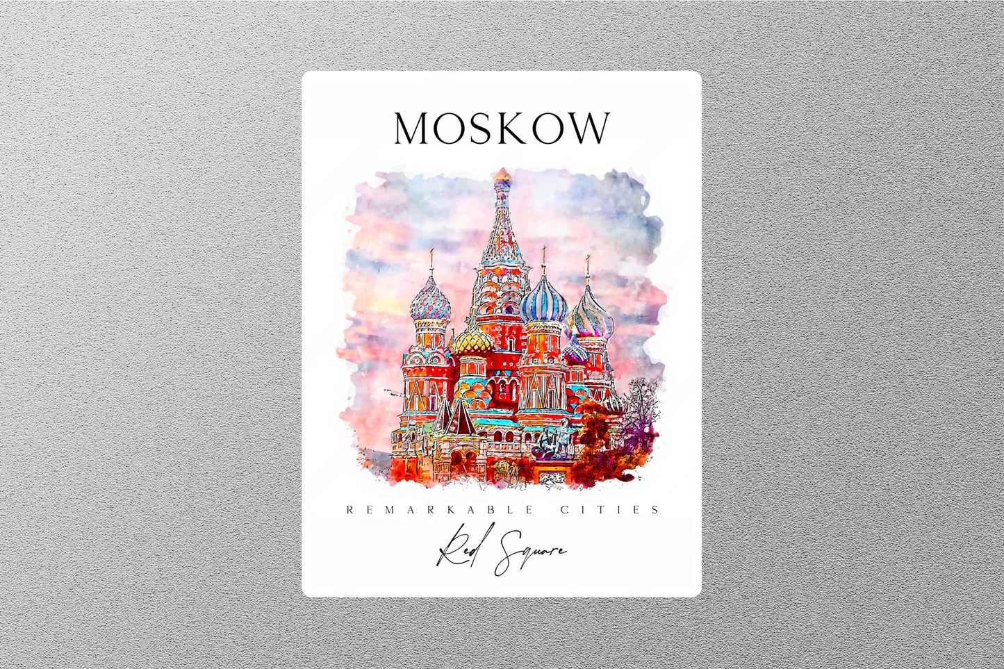 Wholesale Moscow Travel Sticker
