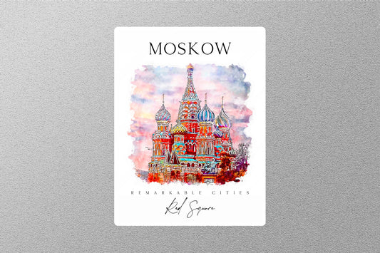 Wholesale Moscow Travel Sticker