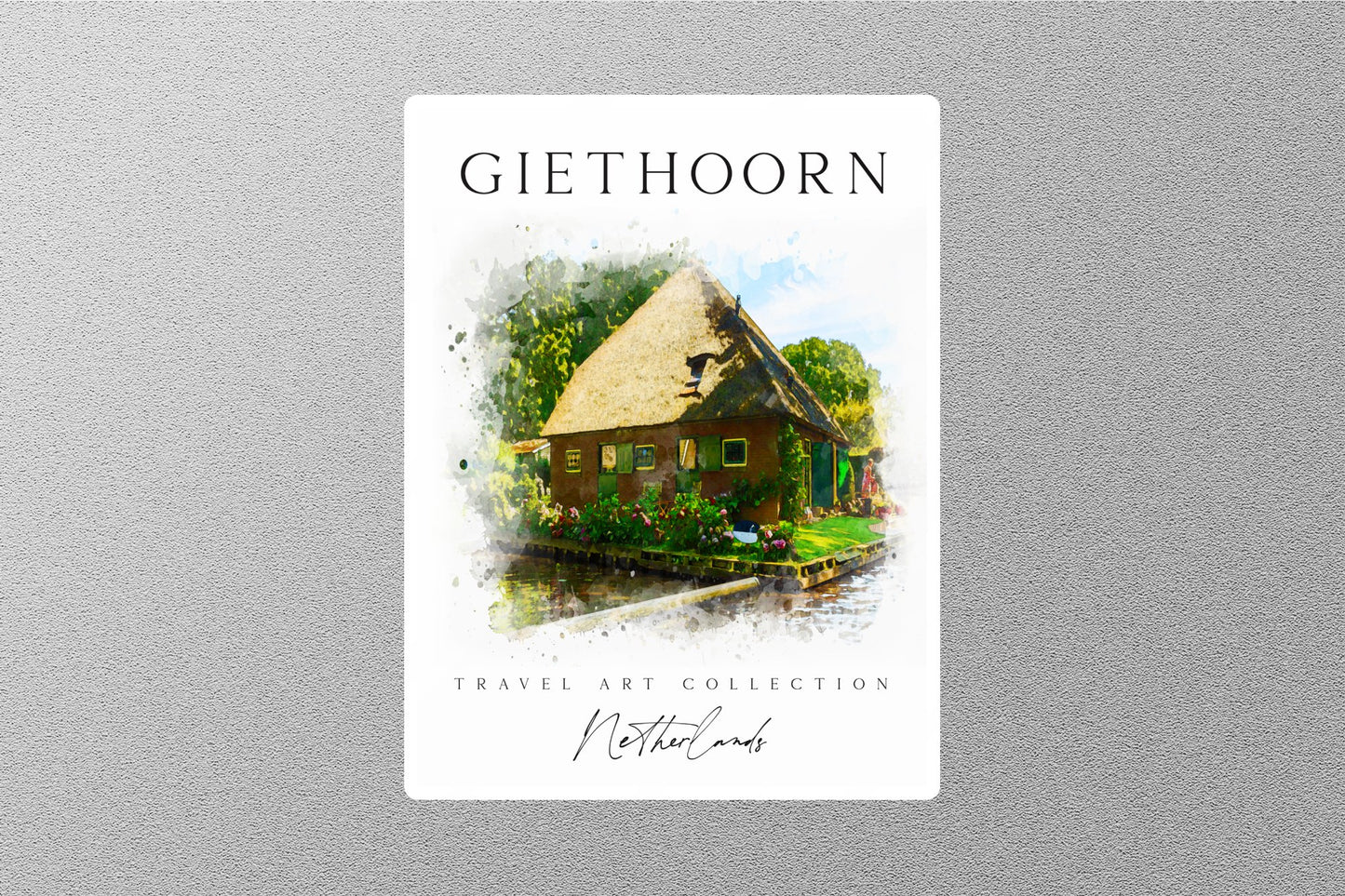 Wholesale Giethoorn Travel Sticker