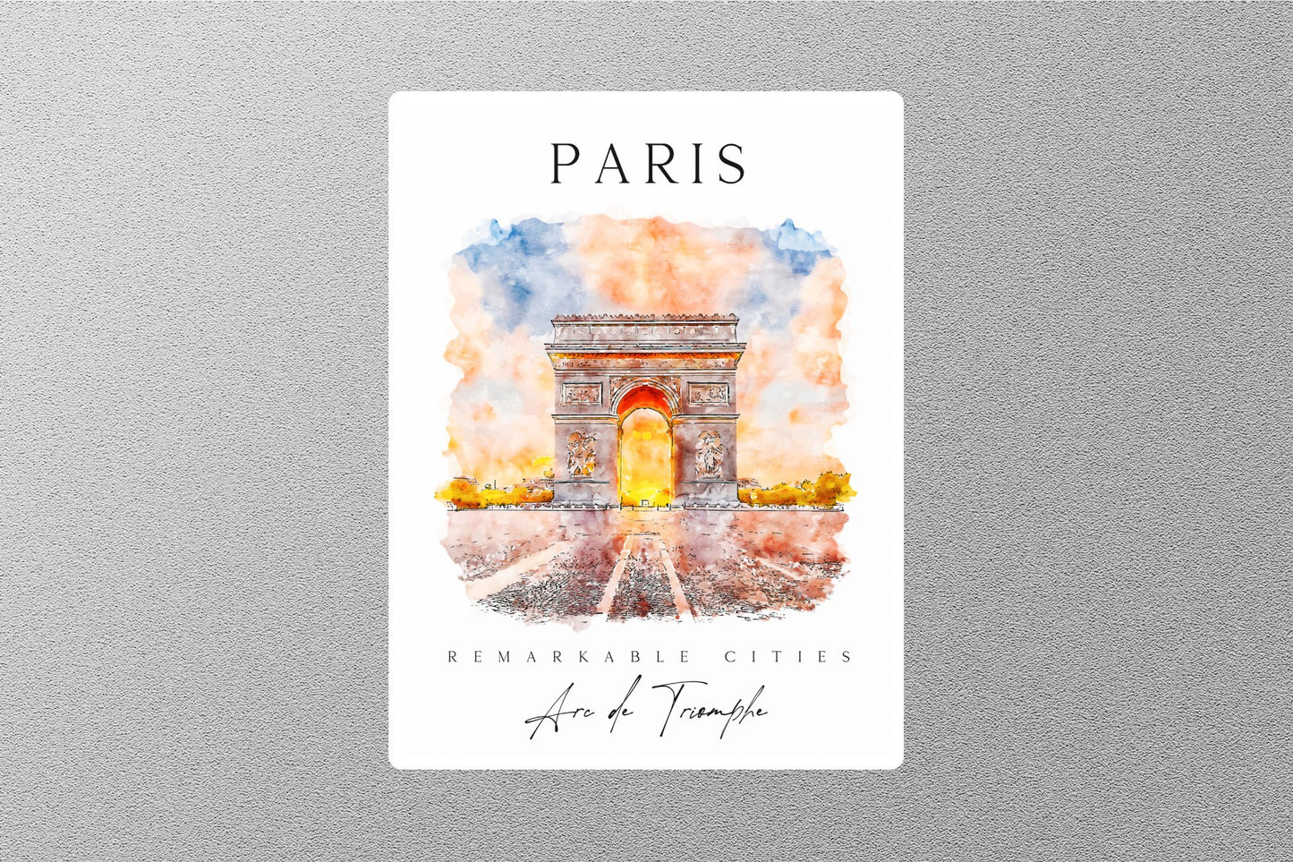 Wholesale Paris Travel Sticker