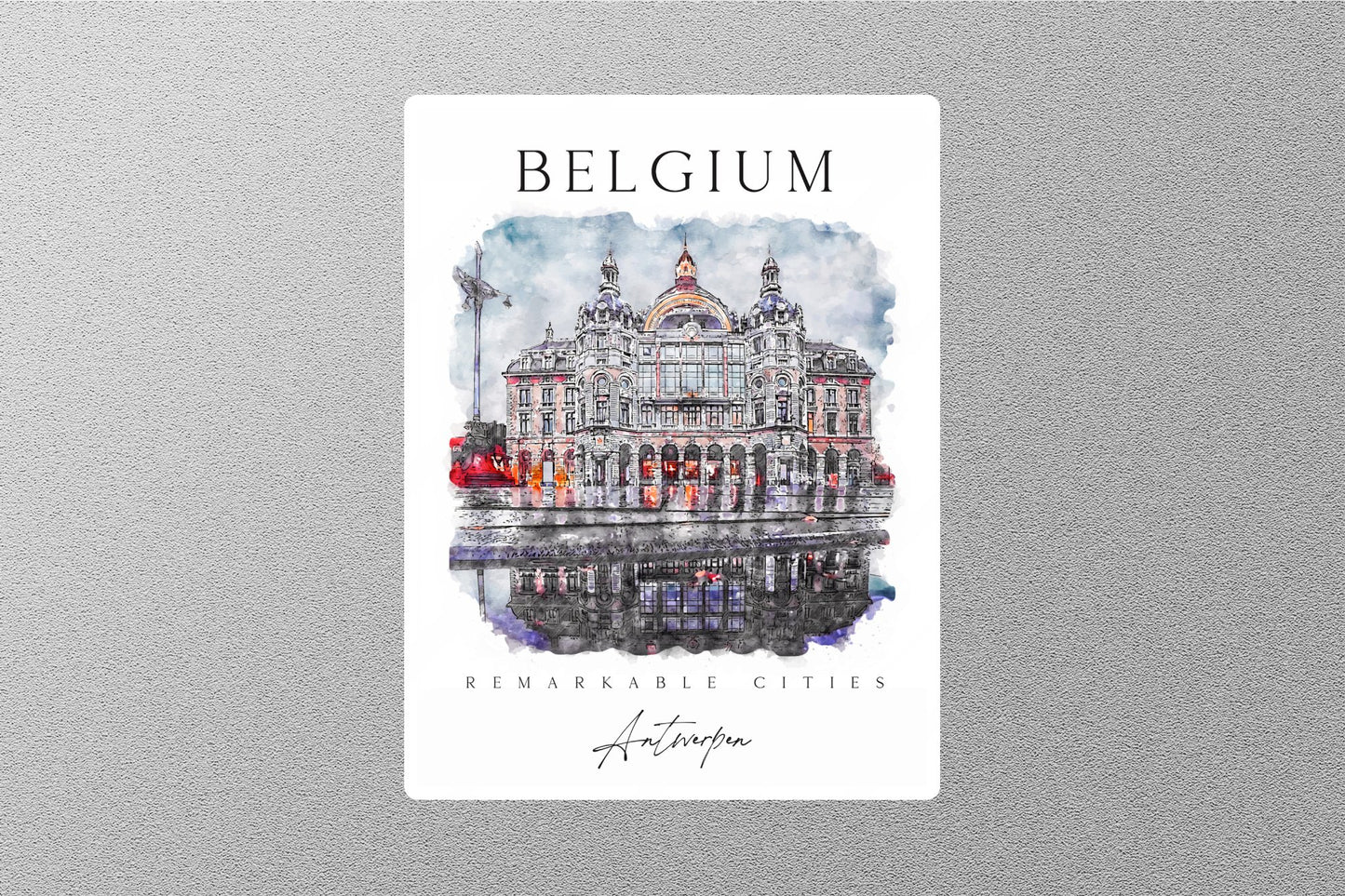 Wholesale Belgium Travel Sticker