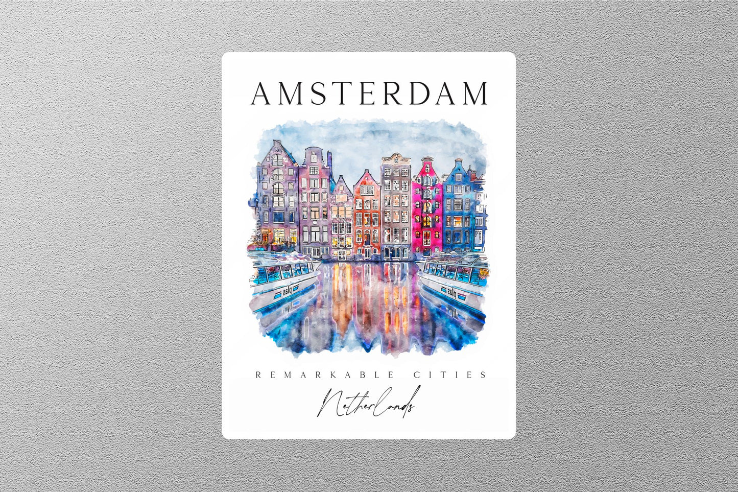 Wholesale Amsterdam Travel Sticker