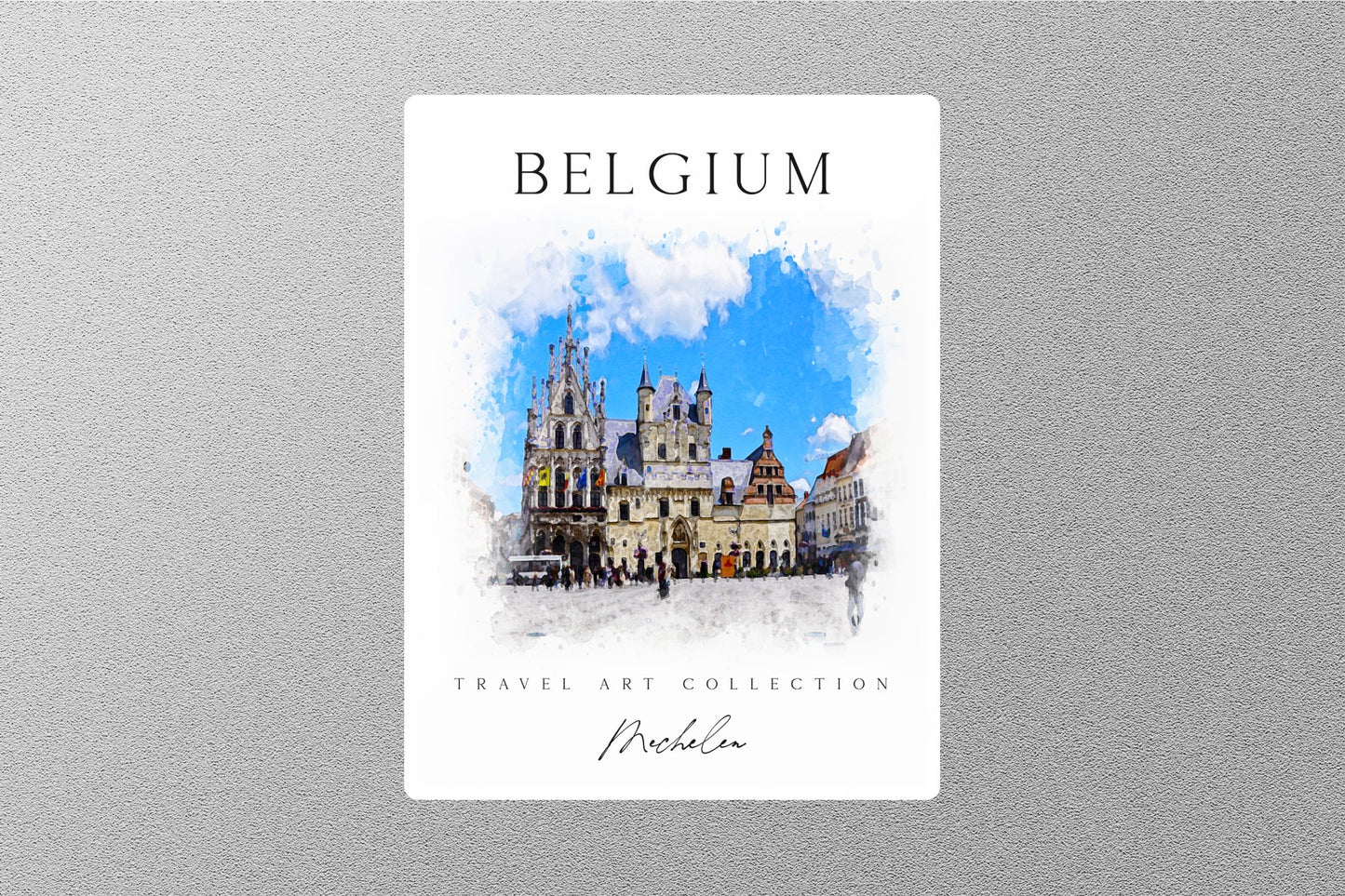 Wholesale Belgium Travel Sticker