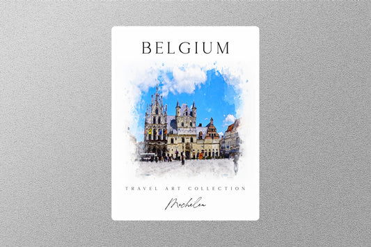 Wholesale Belgium Travel Sticker