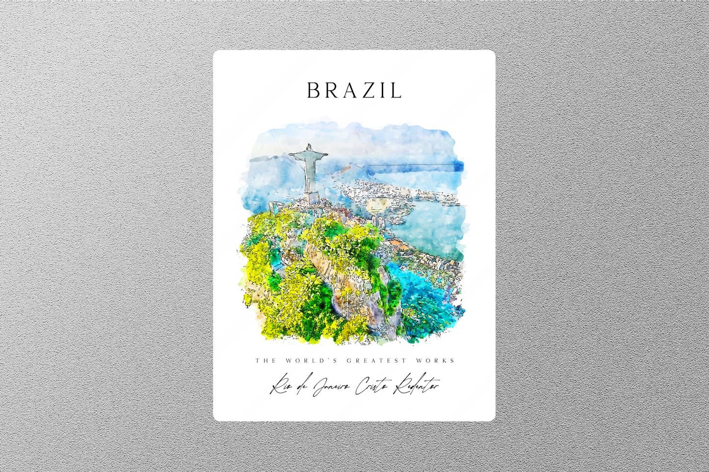 Wholesale Brazil Travel Sticker
