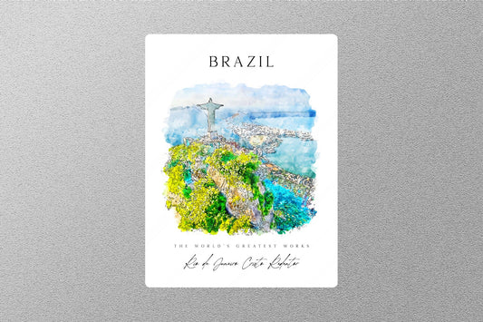 Wholesale Brazil Travel Sticker