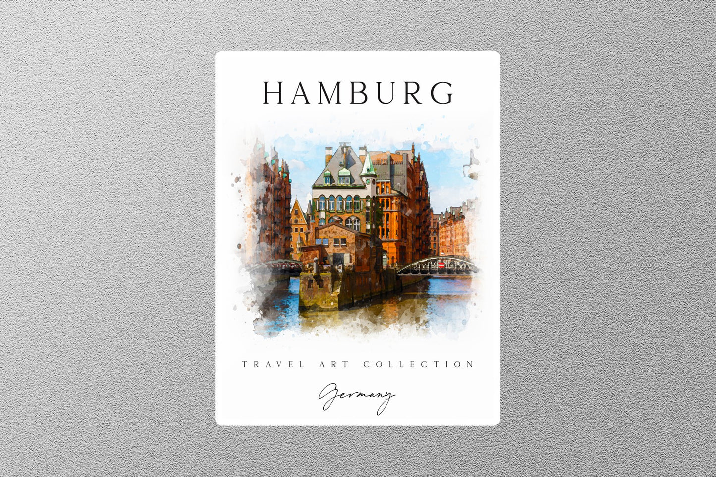 Wholesale Hamburg Travel Sticker