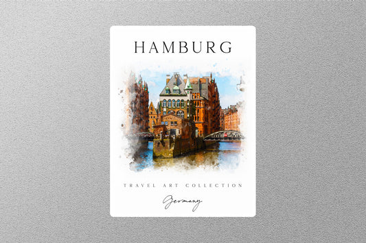 Wholesale Hamburg Travel Sticker