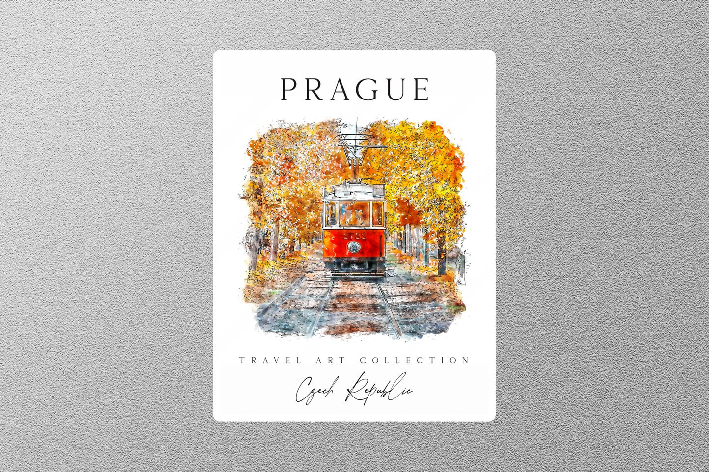 Wholesale Prague Travel Sticker