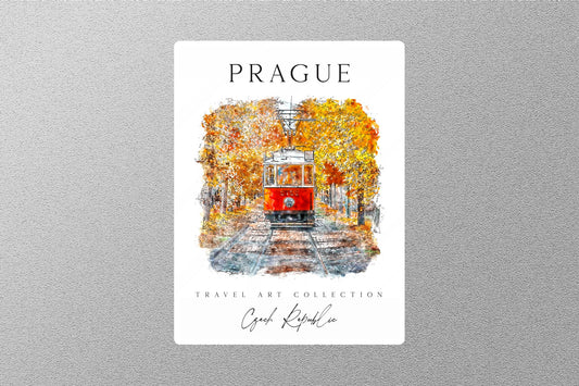 Wholesale Prague Travel Sticker